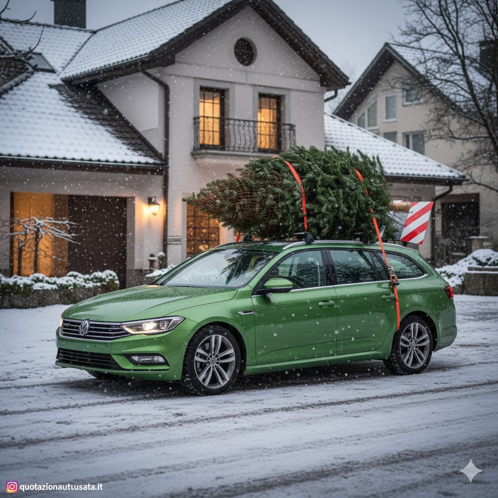 Test 7 albero natale tetto